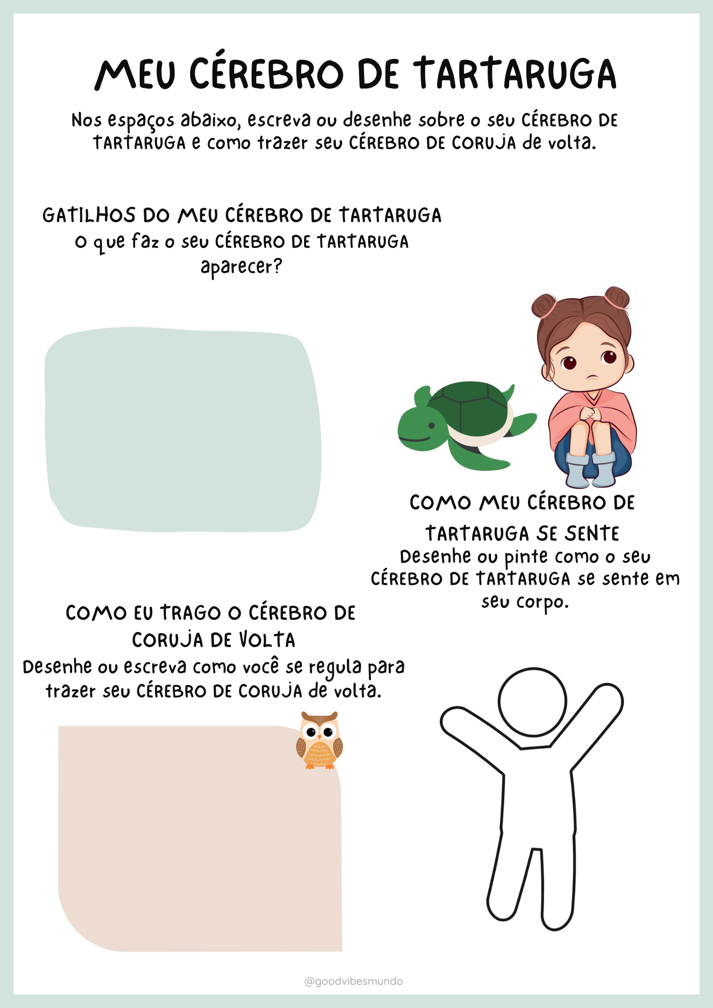 Página interna do caderno