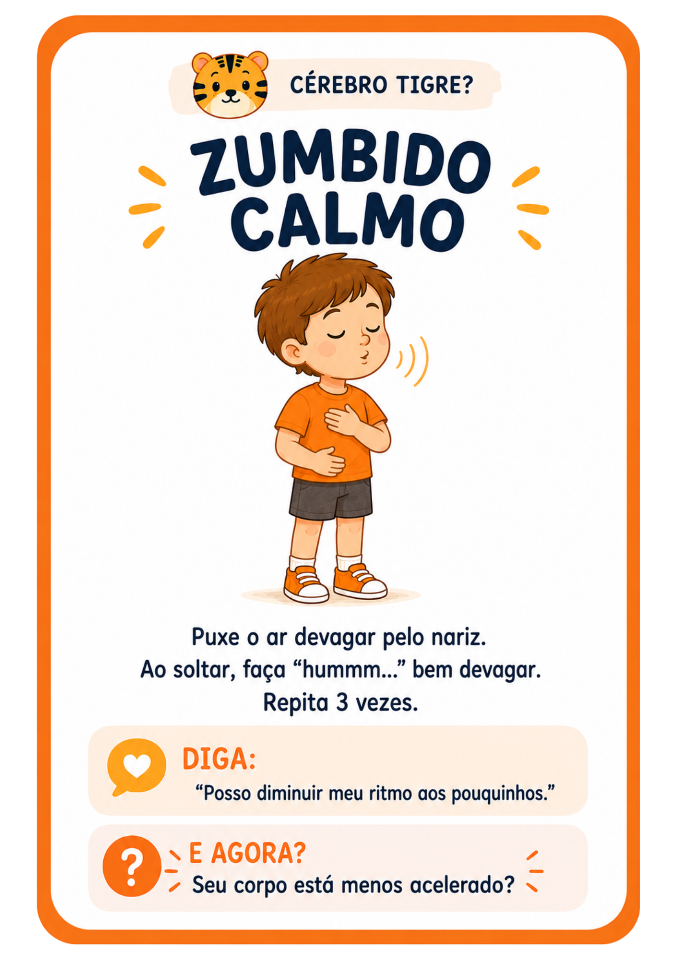 Carta Zumbido Calmo