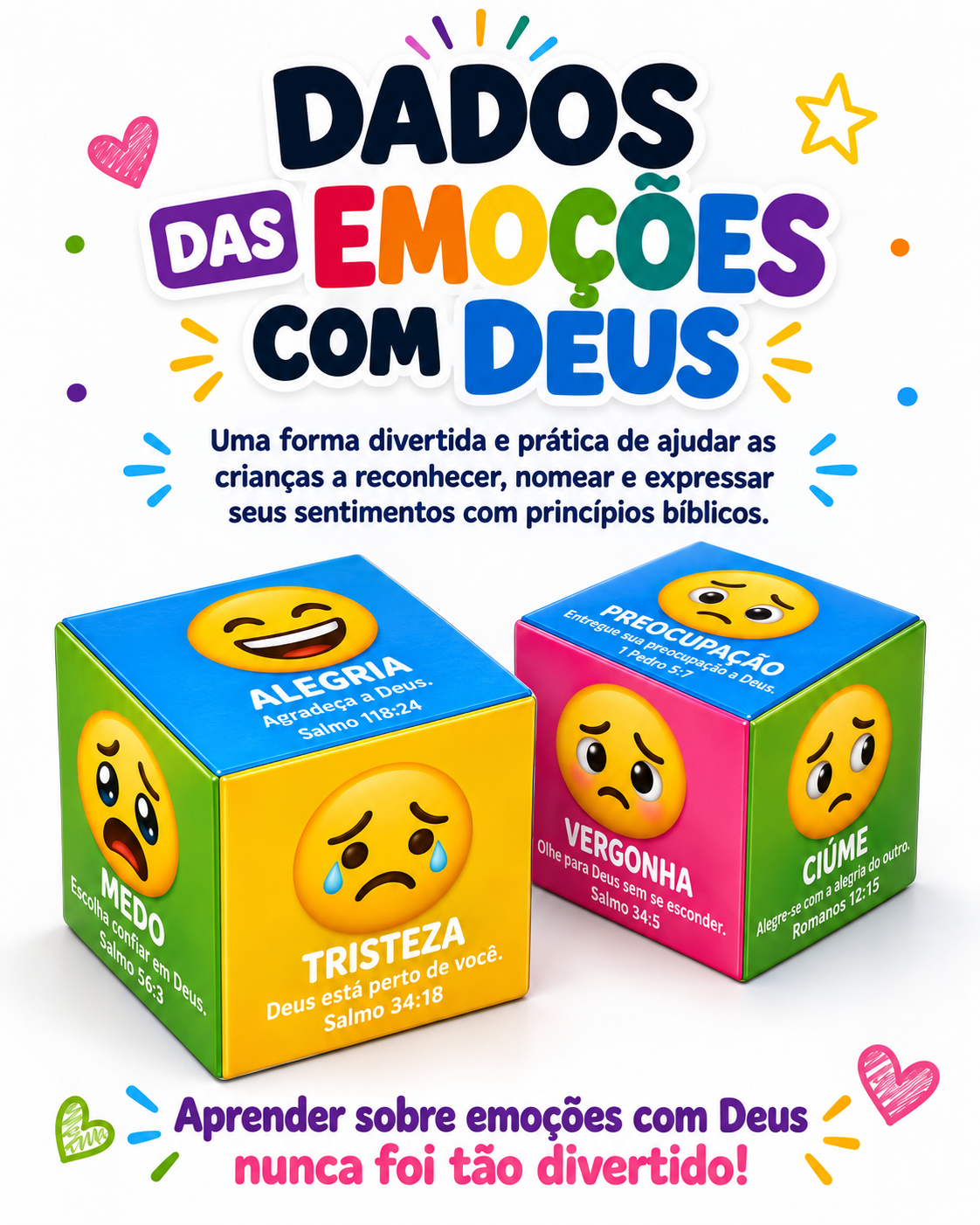 Dado das Emoções com Deus